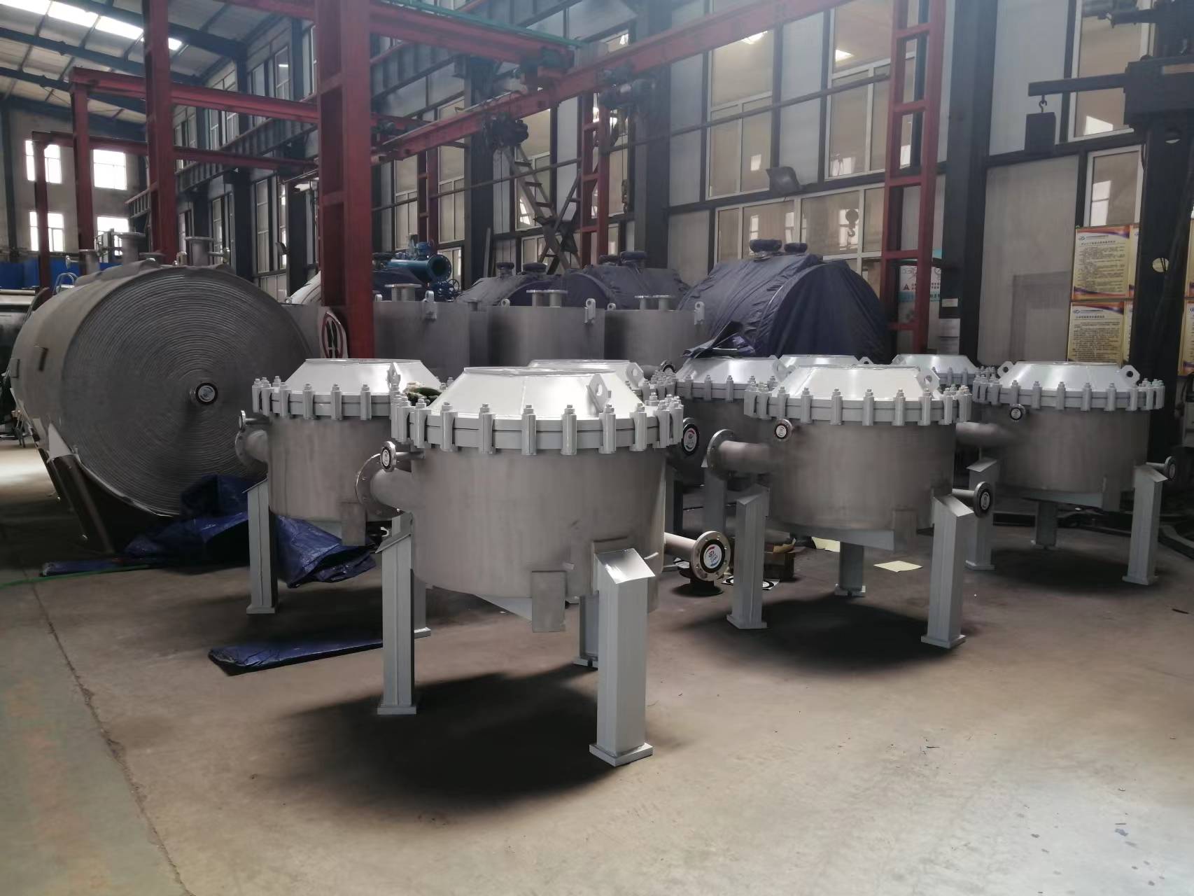 制药厂用半可拆螺旋板